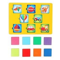 Секретики «Запоминаем транспорт», цвет МИКС