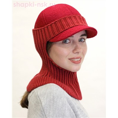 639-K-Д Комплект женский (бейсболка+снуд) (56-58)