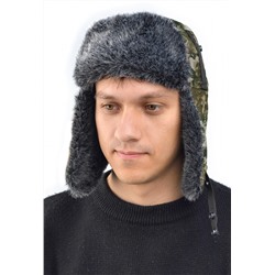 Шапка-ушанка "Ангара" иск.мех (цвета в ассортименте)