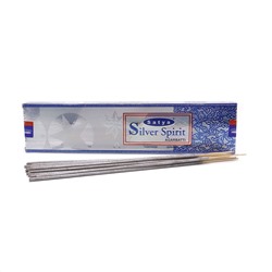 SILVER SPIRIT Agarbatti Incense, Satya (Благовония СЕРЕБРЯНЫЙ ДУХ, Сатья), 20 г.