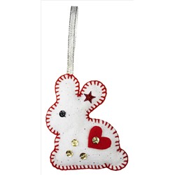 Мягкая елочная игрушка из фетра «Новогодние игрушки» своими руками (6 штук)