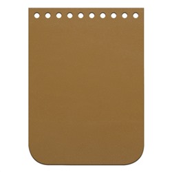 Кожа - Крышка-клапан мини 11 х 15 см. Saffron
