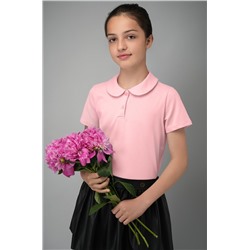 Блузка-поло с коротким рукавом для девочки Happyfox