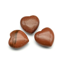 Сердце из авантюрина 25*25*12мм