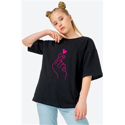Футболка оверсайз для девочки Happyfox