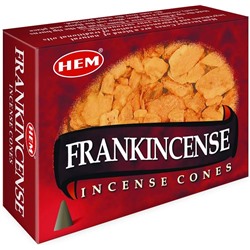 Hem Incense CONES FRANKINCENSE (Благовония конусы ЛАДАН, Хем), уп. 10 конусов.