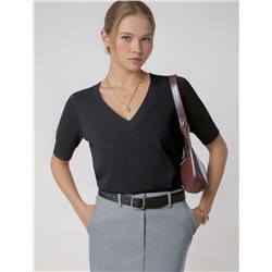 Джемпер тонкой вязки из вискозы с нейлоном