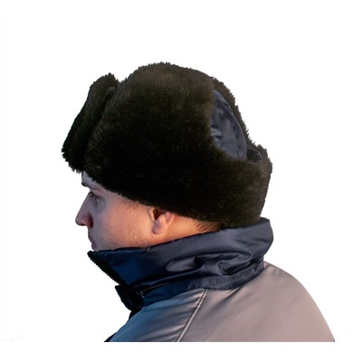 Шапка "Антифрост" т-синяя, тк.Оксфорд, подкл. бязь (универс.размер 56-62)