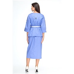 Anelli 1133 лазурно-синий, Юбка,  Жакет,  Топ