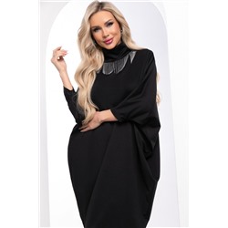 Платье Алина (черное) П8387