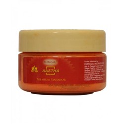 PREMIUM SINDOOR, Patanjali (ПРЕМИУМ СИНДУР для нанесения тилаки, Патанджали), 50 г.