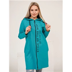 Кардиган женский Текс-Плюс, цвет бирюзовый