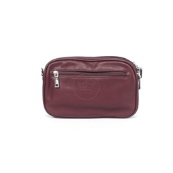 Сумка женская искусственная кожа VSH-V-0178,  3отд,  плечевой ремень,  бордо 257449