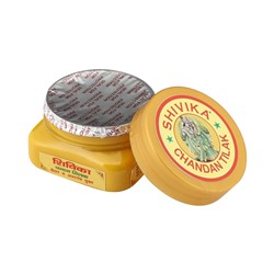 SHIVIKA Bhagwa CHANDAN TILAK for Pooja and Hawan (ШИВИКА Жидкий ЧАНДАН ТИЛАК, цвет ЖЕЛТЫЙ, для Хавана и Пуджи), 70 г.
