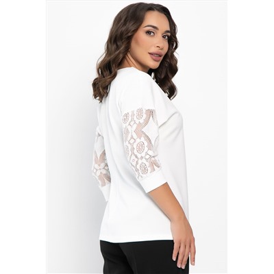 Джемпер В гармонии с собой НЬЮ (молочный) Б14117-48М