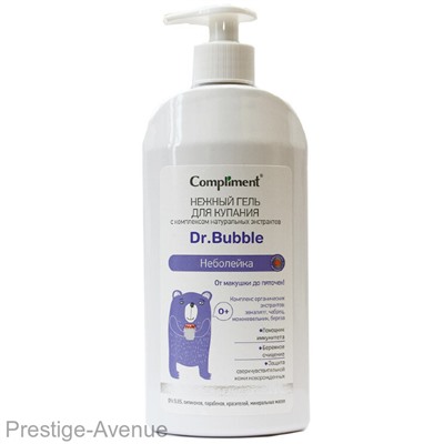 Compliment Dr. Bubble Нежный гель для купания Неболейка 0+, 400мл