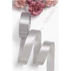 Лента атласная 2,5 см*25 ярд (SF-1357) серый  №179