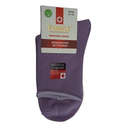 Носки  Жен.   Р-р 37-42 KOMAX (88% хлопок,10% полиам.,2% лайкра) Разноцв. W2009