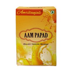 AAM PAPAD, Amritanjali (МАНГО ВЯЛЕНОЕ пластинки, Амританджали), 200 г.