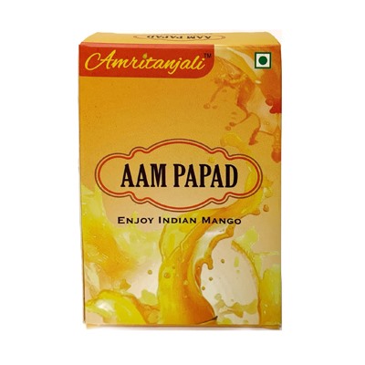 AAM PAPAD, Amritanjali (МАНГО ВЯЛЕНОЕ пластинки, Амританджали), 200 г.