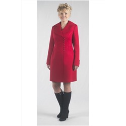 Zlata 1516A красный, Пальто