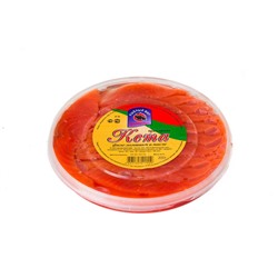Кета филе- ломтики в масле 160 гр пластиковая банка