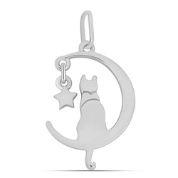 Подвеска, без вставки, Кошка
