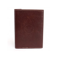 Обложка для паспорта Croco-П-402 (5 карм)  натуральная кожа коричневый флотер пулл-ап (208)  236526