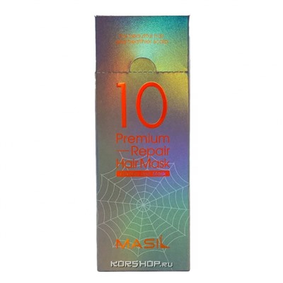 Маска для волос восстанавливающая 10 Premium Repair Hiar Mask Masil, Корея, 12 мл