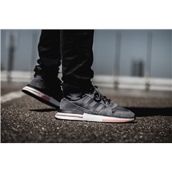 Кроссовки Adidas ZX500 RM Boost Grey Five/White-Clear Orange