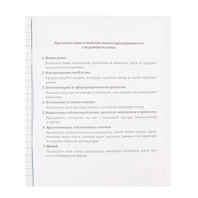 Тетрадь Предмет линия  ДЛЯ СОЧИНЕНИЙ 48 л /I`M A PRO Проф-Пресс 48-0942