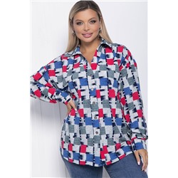 Блуза Габи (мультиколор) Б10869