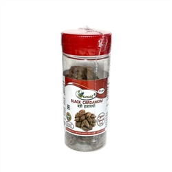 CARDAMOM, Karmeshu (КАРДАМОН ЧЁРНЫЙ ЦЕЛЫЙ, Кармешу), БАНКА, 25 г.