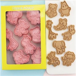 Набор вырубок «Животные» 8 шт