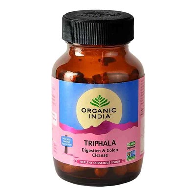 TRIPHALA Digestion & Colon Cleanse, Organic India (ТРИФАЛА, пищеварение и чистка кишечника, Органик Индия), 60 капс.