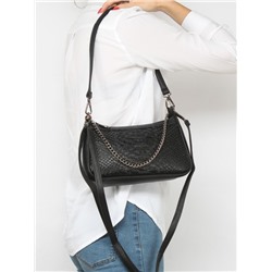 Сумка женская искусственная кожа YDR-2507-9,  1отд+карм/пер,  плечевой ремень,  черный 257546