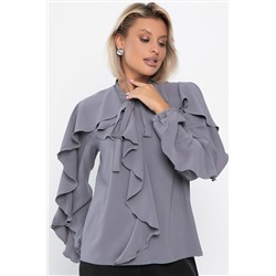 Блуза Дыхание осени (серая) Б14186-5М