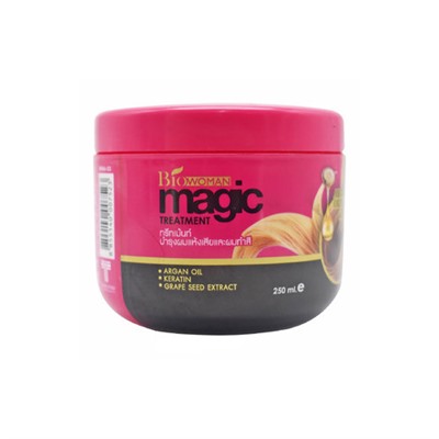 ARGAN OIL + KERATIN Treatment Mask Keratin, Bio Woman (Лечебная маска для волос С МАСЛОМ АРГАНЫ И КЕРАТИНОМ, Био Вумен), 250 мл.