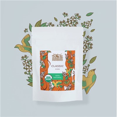 CLASSIC Henna, Indibird (ХНА НАТУРАЛЬНАЯ для окрашивания волос, Индибёрд), 50 г.