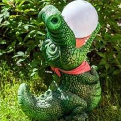 Фигурка Крокодил со светильником (на солнечных батареях) H48