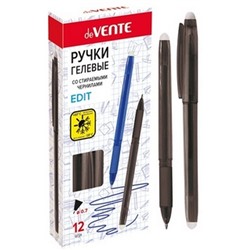 Авторучка гел. черн. deVENTE Пиши-стирай Edit 5051791
