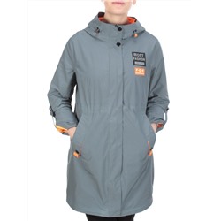 FY-888 DARK GRAY Ветровка женская COSEEMI (65% хлопок, 35% полиэстер) размер 50 российский