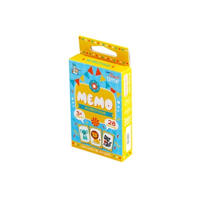 Игра настольная МЕМО «Животные». Серия АКТИВ time