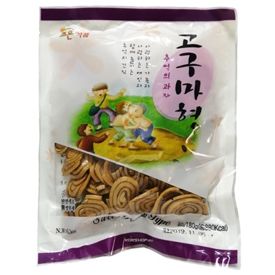 Хворост с карамелью Sweet Potato Type, Корея, 160 г Акция
