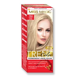 MISS MAGIC Стойкая краска д/волос 702 жемчужный блондин