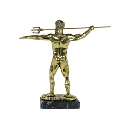 Фигурка литая из металла "Посейдон" 130*40*155мм.