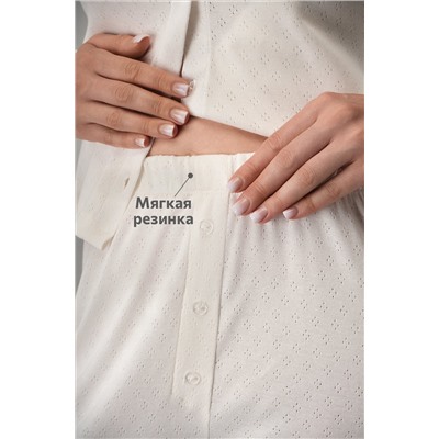 Женская пижама с брюками из ажурного хлопка Happyfox