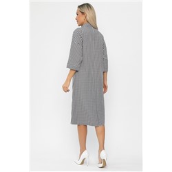 Платье Кэсси (черно-белое) П11218