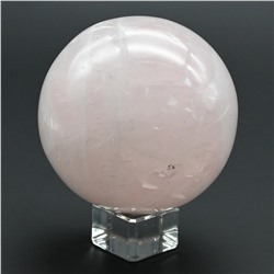 Шар из розового кварца, диаметр 73мм
