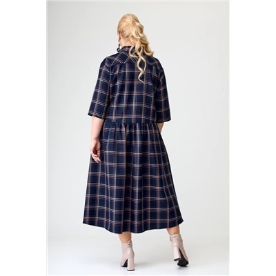 Avenue Fashion 0102 синий, Платье